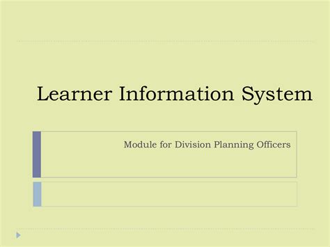 lis gov ph masterlist|Learner Information System 2.0 User’s Manual .